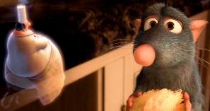 Ratatouille Remy the Rat and Gusteau